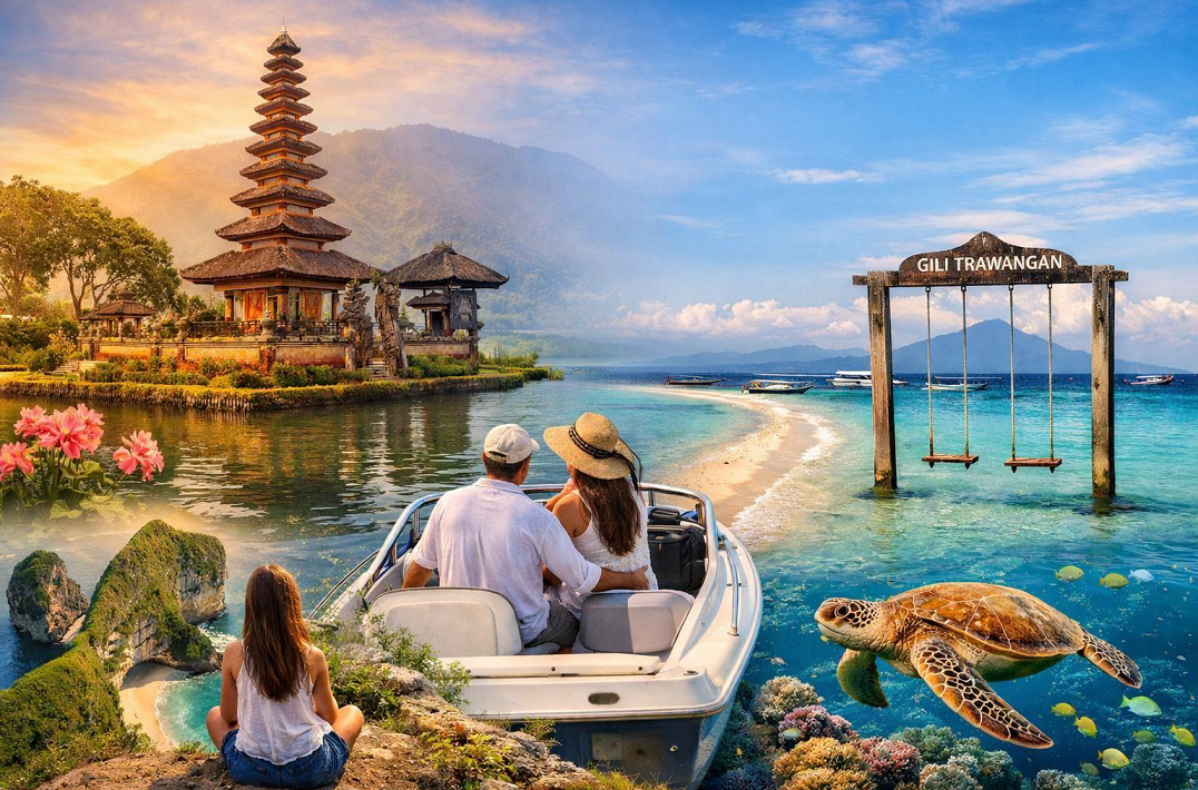 BALI : SEMINYAK, GILI & UBUD